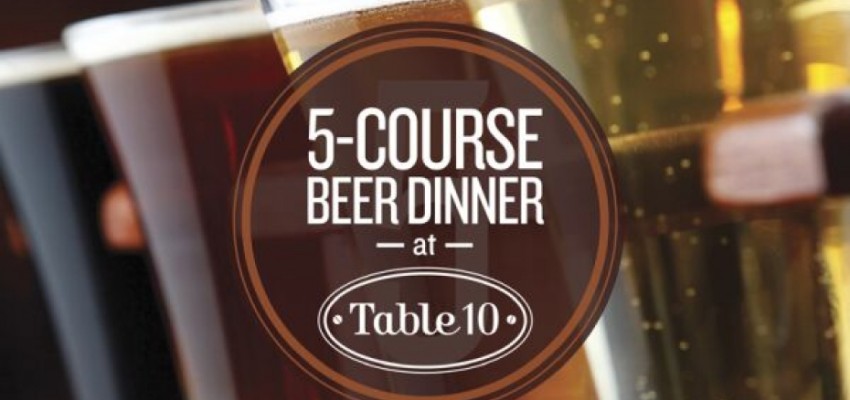 Table 10 - Craft Beer Dinner 